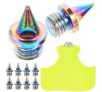 Clavos para Zapatillas de Running Antideslizantes de Acero al Carbono | Salto de Longitud y Sprints, ABS Extractor Verde, Juego de Multicolor