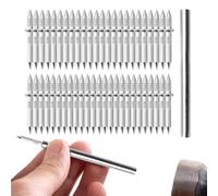 Clavos sin costura de doble punta,Clavos sin costura para madera - Clavos de doble cabeza que no dejan marcas Clavos de 2 caras | 100X clavos de acero clavos de tornillo invisibles clavos especiales i