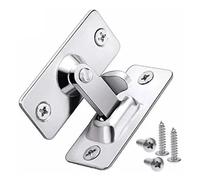 clavos y clavos, Cerradura de candado de puerta de acero inoxidable de ángulo recto de 90 grados, cerradura de pestillo de flexión deslizante