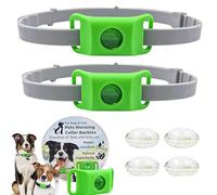 Clavya Tags For Dogs, Clavya Natural Collar For Dog, Waterproof, 4 Months Long Lasting Protection, Adjustable Size Pendant Tag, For Small Medium and Large Dogs(2pcs)