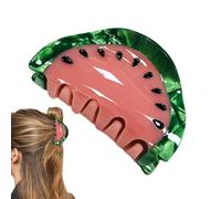 Claw Clips For Thick Hair - Hair Clips Claw | Hair Clips Women | Women Watermelon Fruit Shaped Jaw Hairpins | Nonslip Hair Clamps | Hair Accessories For Business Trip, Pool, Beach, Shower, Traveling