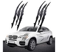 Claw Marks Calcomanías de fibra de carbono para faros delanteros, 15.8 pulgadas, 2 unidades, calcomanías, rayas, vinilo para arañazos para autos deportivos