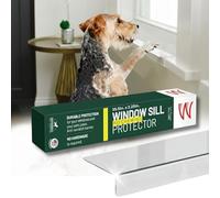 CLAWGUARD Protector de alféizar de Ventana de plexiglás, Cubierta Gruesa y Transparente para alféizar de Ventana y Extensor, Protector de Borde de Ventana para Perros y Gatos (35.5 x 2.25 Pulgadas)