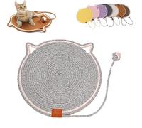 Clawloom Dual Scratching Pad, Celery Pets Cat Scratcher Mat, Large Size Cats Bed Cat Scratching Pad for Couch, Carpet, Sofa (Light Gray,M)