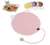 Clawloom Dual Scratching Pad, Celery Pets Cat Scratcher Mat, Large Size Cats Bed Cat Scratching Pad for Couch, Carpet, Sofa (Pink,S)