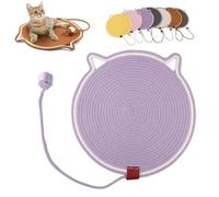 Clawloom Dual Scratching Pad, Celery Pets Cat Scratcher Mat, Large Size Cats Bed Cat Scratching Pad for Couch, Carpet, Sofa (Purple,XL)