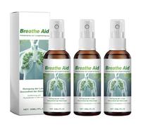 Clawrex Herbal Pulmones Spray 3 unidades, spray limpiador pulmonar natural, para eliminar la limpieza y la respiración, spray de limpieza pulmonar y reparación, adecuado para el uso diario (90 ml)