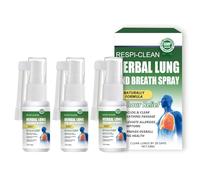 Clawrex Herbal Pulmones Spray de limpieza pulmonar, 3 unidades, spray limpiador pulmonar, portátil, extractos de plantas naturales, hierbas, limpieza pulmonar y reparar, para quitar y limpiar (90 ml)