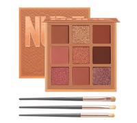 Clawrex Paleta de sombras de ojos, 9 colores, mate y brillante, con pincel, colores altamente pigmentados