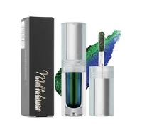 Clawrex Sombra de ojos de camaleón líquido, sombra de ojos verde brillante, sombra de ojos de doble color, metálica, de larga duración, resistente al agua para maquillaje de ojos verdes, fantástico