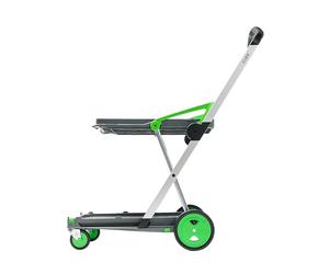Clax® | Carro de Transporte Plegable | Básico sin Caja Plegable | Carrito de la Compra | Carro para Pedidos | Plegable