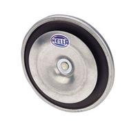 HELLA Bocina HEAVY DUTY HORN B36 24V 105dB (A) Rango de frecuencia 335Hz sonido grave eléctrico, Color de carcasa gris/negro Conexión de enchufe plano , Cantidad 1, 3BA 002 768-382