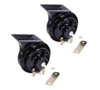 Claxon Moto, Caracol Claxon Para Coche, Bocina De Tren Para Camión, 2 Piezas Bocina Coche 12V, 12V Moto Bocinas Cuerno Universal, Universal Loud Snail Claxon Horn, Cuerno De Caracol Universal