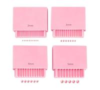 Clay Bead Roller - Stackable Pressing Tool, Nail Craft Clay Roller 4 Pieces