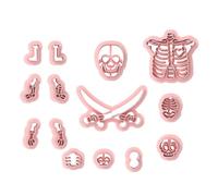 Clay Cutters, Halloween Ghost Molds, Adorable Skeleton Jewelry Cutter Set