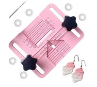 Clay Earring, Handmade Jewelry Tool, 4.72x3.54in Adjustable Drill Set, Lightweight Ergonomic Handle, Precision Craft Accessory for Beginners, Artists School, Home, Handcraft, Necklace, Making Use