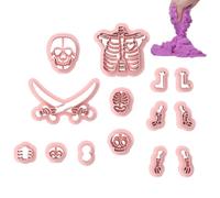 Clay Earring Molds - Halloween Cool Skeleton Jewelry Press Mould