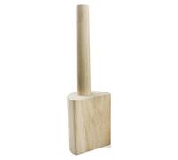 Clay Mallet Paddles, Handmade Pottery Finishing Mallet, Comfortable Grip Tool, Basswood, 10.8x3.2x2.1inches for Kitchen, Leatherworking, and Craft Projects