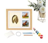 Clay Paw Print Kit For Dogs - Horse Pawprint Keepsake Set For Pet Parents