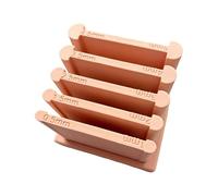 Clay Rolling Tools Adjustable, 3D Printing Rolling Guide, 8 Inches Pottery Tool Kit with Scale, Resin Craft Roller with, Jewelry Dough Forms Making Accessory, Bakery Counter Kneading
