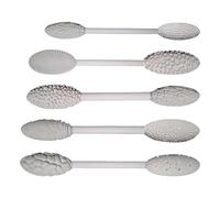 Clay Texture Tool Set - 5PCS Double-Head Pattern Rollers, Resin Sculpting Tools | Oval Clay Modeling, Pottery, Embossing, & Ceramic Hand-Building Kit