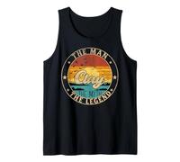 CLAY The Man The Myth The Legend First Name Camiseta sin Mangas