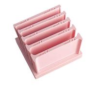 Clay Thickness Roller, Polymer Strip Guides, Precise Control Rolling Tool with Storage Base and 5 Size Options, Jewelry Making and DIY Craft Tool for Artists Crafters Decoration Projects