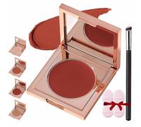 Claybright Cc Undereye Corrector,Colored Clay Cc Undereye Corrector,For Dark Circles With Brush,Conceal & Brighten Dark Circles,Long-Lasting Moisturizing (Red, SIZE)