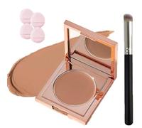 Claybright Cc Undereye Corrector,Colored Clay Cc Undereye Corrector,For Dark Circles With Brush,Conceal & Brighten Dark Circles,Long-Lasting Moisturizing (Natural, SIZE)