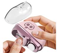 Clayperas de uñas automáticas: cortaíneas eléctricas con luz - 2 velocidades Características de seguridad portátiles Desarrollo de restos de la uña para salón