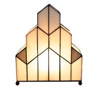 Clayre&Eef Lámpara de mesa 5LL-6119, diseño Tiffany