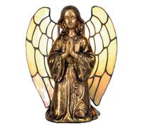 Clayre&Eef Lámpara de mesa Engel en estilo Tiffany True