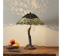 Clayre&Eef Lámpara de mesa Jamaica, estilo Tiffany