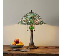 Clayre&Eef Lámpara de mesa Waterlily de estilo Tiffany