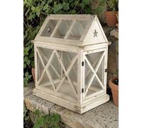 Clayre & Eef Shabby Casa Rural Invernadero Anzuchtkasten Madera Vidrio