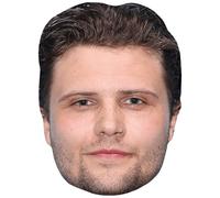 Clayton Royal Johnson (Stubble) Big Head. Máscara más grande que la vida.