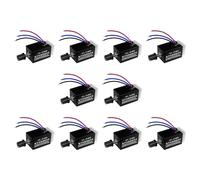 ClAZTyict 10 Regulador de Velocidad del Motor DC 12 V/24 V 10 A Interruptor del Controlador de Velocidad del Motor para El Control del Calentador del Ventilador del Camión del Coche