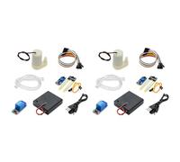 ClAZTyict 2 Juego de Riego Automático, Kit de Bricolaje, Bomba de Agua, Detección de Humedad del Suelo, Riego por de Jardín, de Riego
