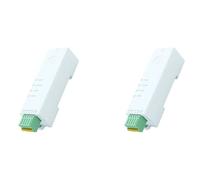 ClAZTyict 2X Convertidor RS485 A Ethernet Servidor Serial de Tamaño Pequeño -DR134 Compatible con para UDP/HTTP/DHCP/DNSP Modbus RTU