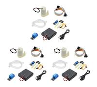 ClAZTyict 3 Juego de Riego Automático, Kit de Bricolaje, Bomba de Agua, Detección de Humedad del Suelo, Riego por de Jardín, de Riego
