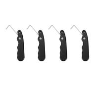 ClAZTyict 4X PráCtico Universal para Rodillo de Figuras con Gancho Extendido Extractor de Hockey sobre Hielo Duradero de Cordones de PatíN con Manejar PortáTil