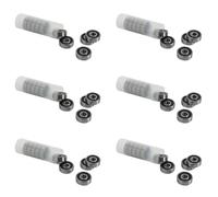 ClAZTyict 60pcs 628RS 8mmx24mmx8mm Rodamiento de Bolitas Profundo Miniatura Sellado Doble del Surco