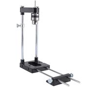 ClAZTyict GuíA de Broca para CarpinteríA, GuíA de Broca para CarpinteríA Plantilla de PerforacióN Ajustable de PláStico Localizador de Perforadoras para Bricolaje (Negro)