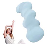 CLBDRESS Almohada Corporal para Dormir de Lado, Almohada Apoyo Total en Forma Vaina de Guisante con Tejido Refrescante y Funda Lavable, Almohadas Ergonómicas para Soporte Espalda, Cadera y Piernas