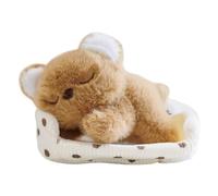 CLBDRESS Juego de Peluches Animales dormilones de 15 cm con Nido, muñecos Suaves y adorables de colección para niños y niñas, Regalos para pequeños Amantes de los Animales Kawaii