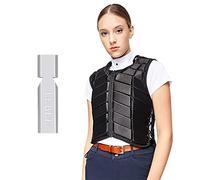 CLBING Chaleco ecuestre ajustable para adultos y niños, transpirable, ligero, unisex, talla M