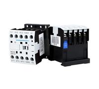 CLBSWYEJK 1PCS Mini Contactor NXC-09M10 NC6-0910 9A NXC-06M10 NC6-0610 6A 1NO Normalmente Abierto 1NC AC220V 24V 380V(NXC-09M01 AC,24 voltios)