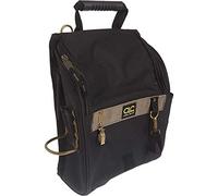 CLC Custom Leathercraft 1509 - Bolsa de Herramientas para electricistas Profesionales con Cremallera, Color Negro, 21 Bolsillos