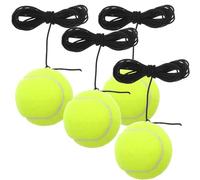 ClcIosis 4 pelotas de tenis con cuerda Twistball de repuesto en la cuerda, para ejercicios individuales, pelota de tenis con cuerda de goma elástica, pelota de entrenamiento para principiantes