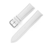 CLCLGOKKOH Correa de cuero con hebilla de alfiler con patrón de lichi, suave y cómoda, 12~24 mm(B,21mm)